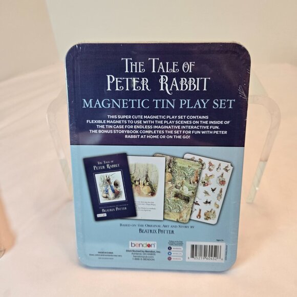 PETER RABBIT Set of 3 - Puzzle Book, Magnetic Set, Tattle Tales Book w/Figurines - Picture 8 of 15